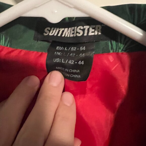 Light up holiday blazer and holiday pants - size Large (42-44) - Picture 6 of 11